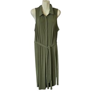 INC International Concepts Olive Midi Dress‎